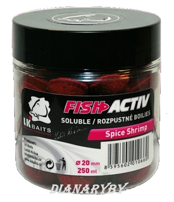 Boilies Fish Activ 250g