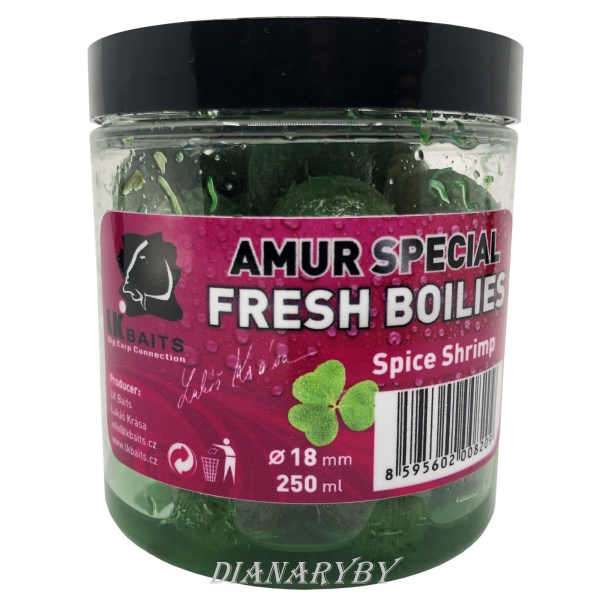 Fresh Boilies Amur special Spice Shrimp 250ml