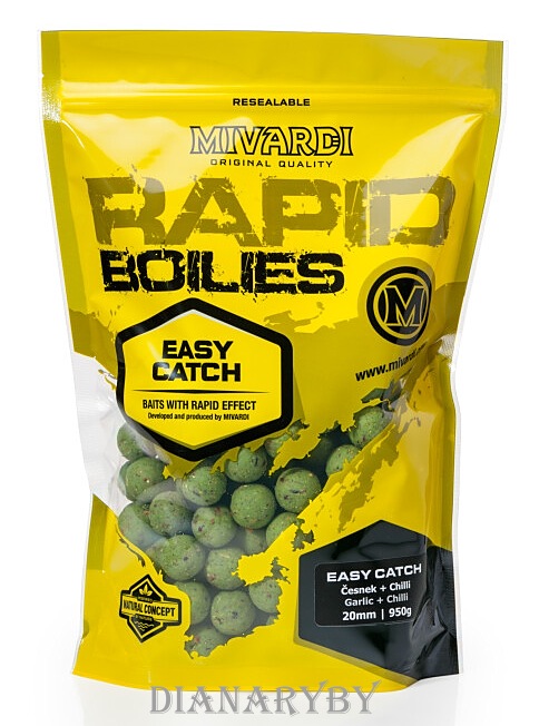 Boilies Rapid Cesnak & Chilli