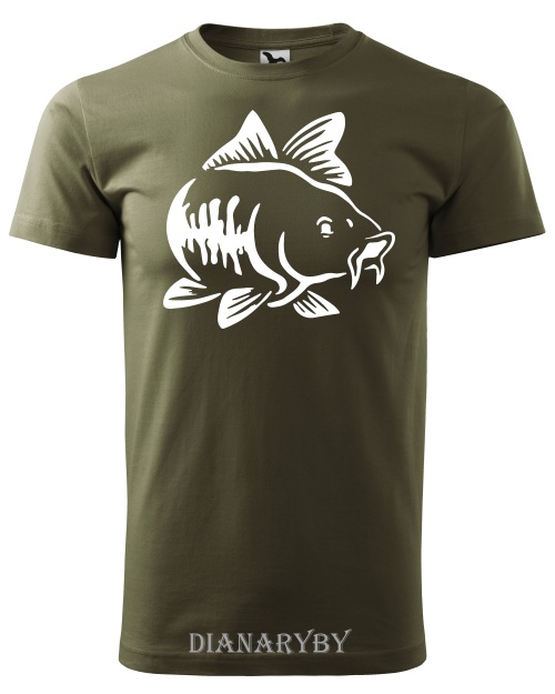 Tričko s rybárskym motívom Kapra