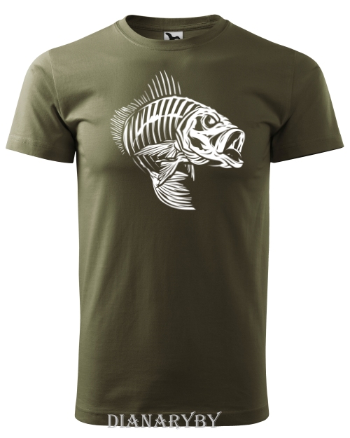 Tričko s potlačou Ryby kostra 3
