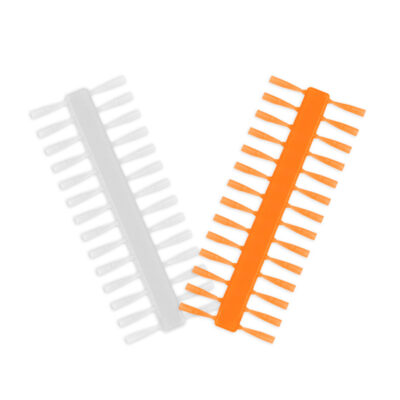 Nekonečná zarážka Delphin Q-STOP / transparentná+oranžová