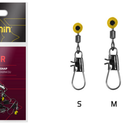 Feedrový bežec s karabínkou Delphin RUNNER / 10ks