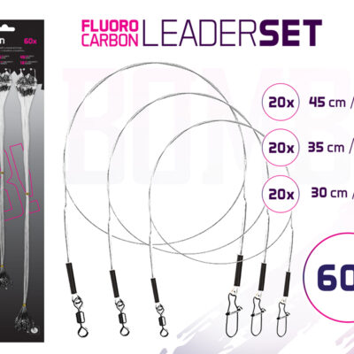 Set fluorokarb. laniek BOMB! S obratl. a karab.
