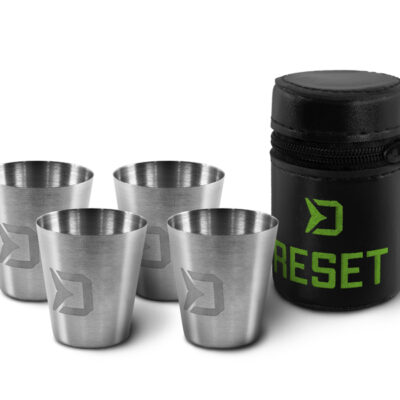 Set nerezových pohárikov Delphin RESET 4v1