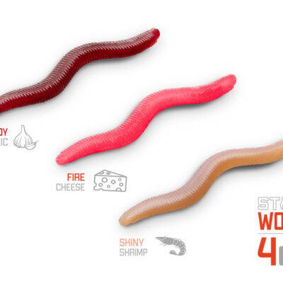 Umelá nástraha Delphin B! StinxWORM Garlic / 50ks