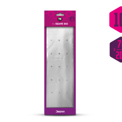 Sáčok hranatý s otvormi zaťahovací Delphin PVA n´tastic / 10ks