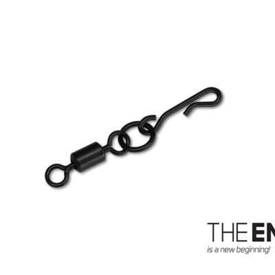 Obratlík s krúžkom a rýchloklipom Delphin TheEND Q-Cast / 10ks