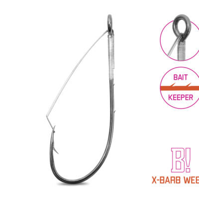 Háčik na čeburašku B! X-BARB WEEDL / 8ks