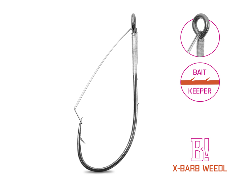 Háčik na čeburašku B! X-BARB WEEDL / 8ks 1 Háčik na čeburašku B! X-BARB WEEDL / 8ks