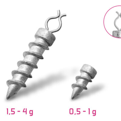 Delphin B! Prídavné závažie zavrtávacie / 10ks