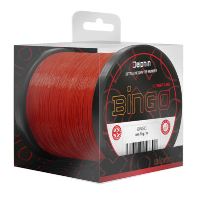 Vlasec Delphin BINGO Matt  Tm. červená