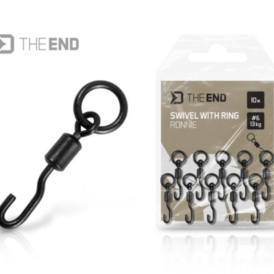 Obratlík s krúžkom Delphin TheEND Ronnie / 10ks