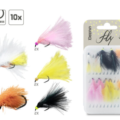 Sada umelých mušiek Delphin FLY / 10ks