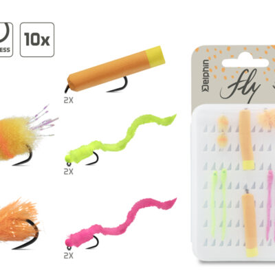 Sada umelých mušiek Delphin FLY / 10ks