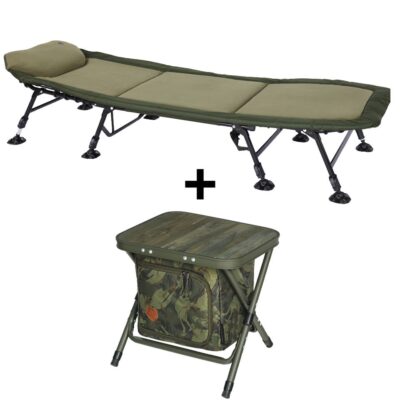 Giants fishing Lehátko Deluxe FX 8Leg + Skladací stôl s taškou ZDARMA!