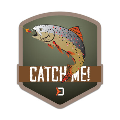 Nálepka Delphin CatchME! PSTRUH