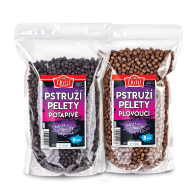 Pstruží pelety 800g