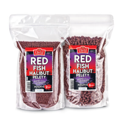 Red Fish Halibut pelety 800g