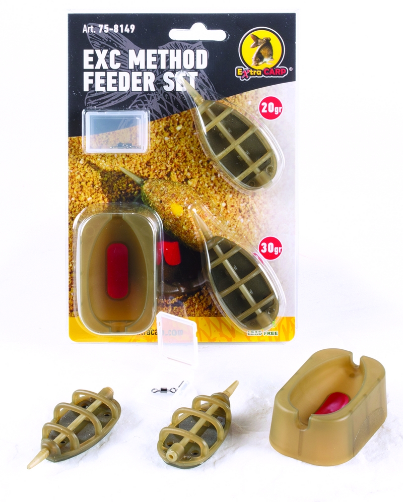 Extra Carp Method Feeder Set 50,60g + formička 1 Extra Carp Method Feeder Set 50,60g + formička
