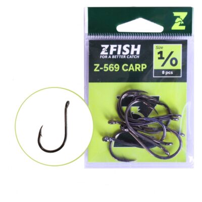 Zfish Háčky Carp Hooks Z-569