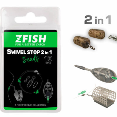ZFISH Konektor Swivel Stop Beads 2in1
