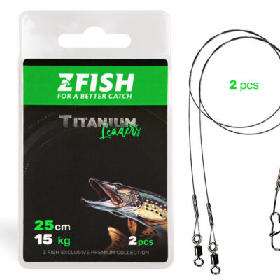 ZFISH Lanko Titanium Leader - 2ks