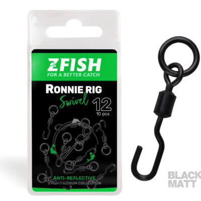 ZFISH Obratlík Ronnie Rig Swivel Matt vel.12