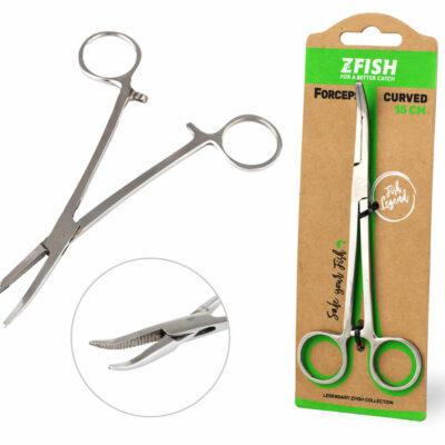 ZFISH Pean Zahnutý Forceps Curved