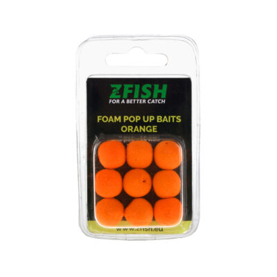 Zfish Penová Nástraha Foam Pop up Baits Orange 15mm