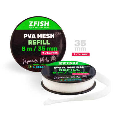 ZFISH Punčocha PVA PRO Refill 35 mm/7 + 1 m Zdarma!