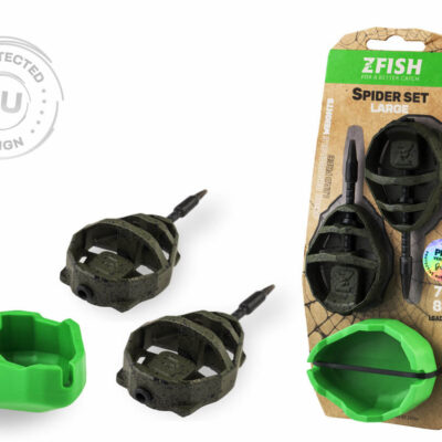 ZFISH Sada Method Feeder Spider Large Set 70,80g + Formička