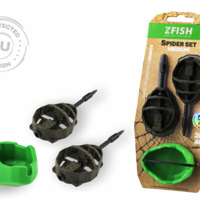 ZFISH Sada Method Feeder Spider Medium Set 50,60g + Formička