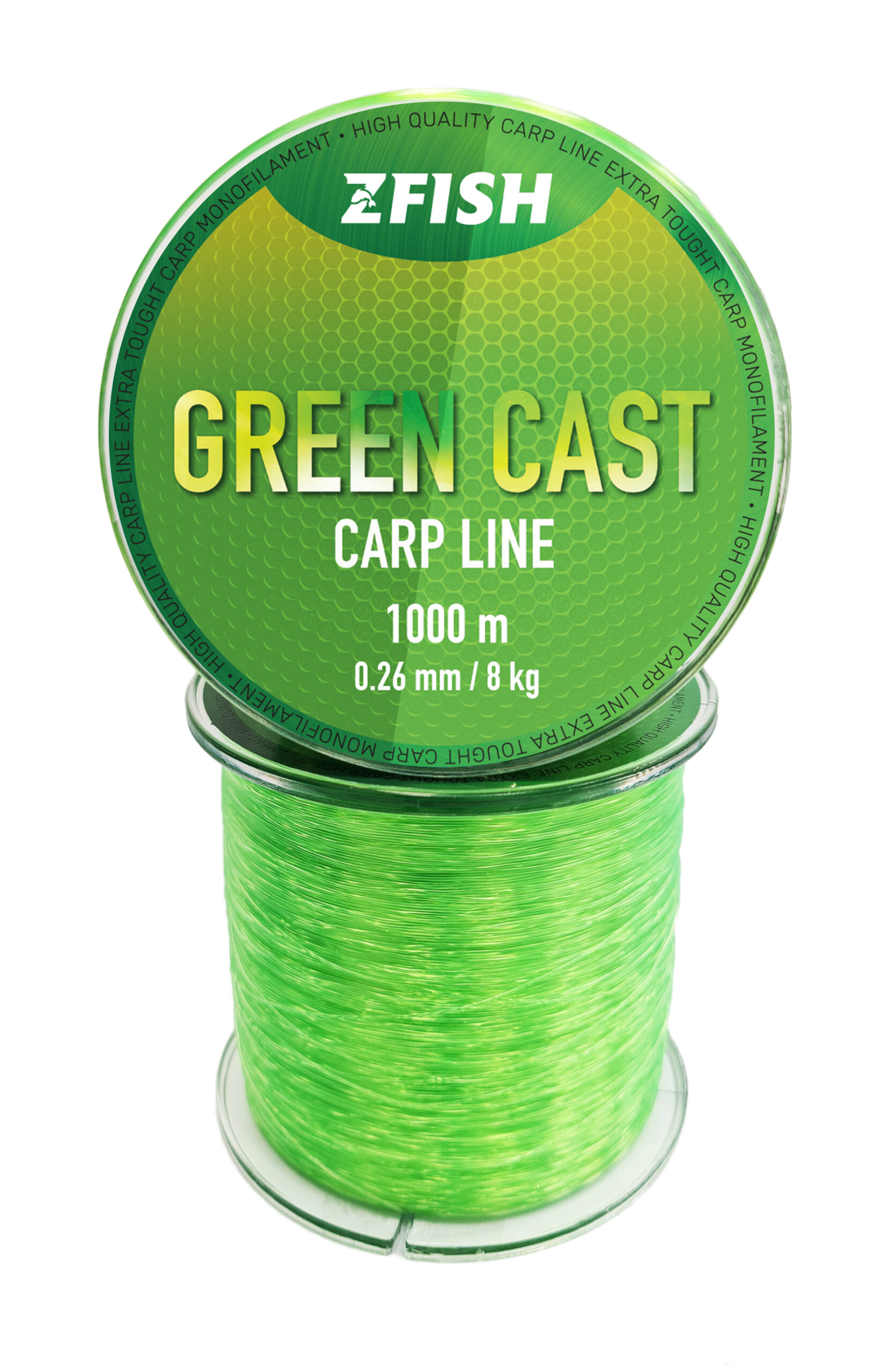 ZFISH Vlasec Green Cast Carp Line 1000m 1 ZFISH Vlasec Green Cast Carp Line 1000m