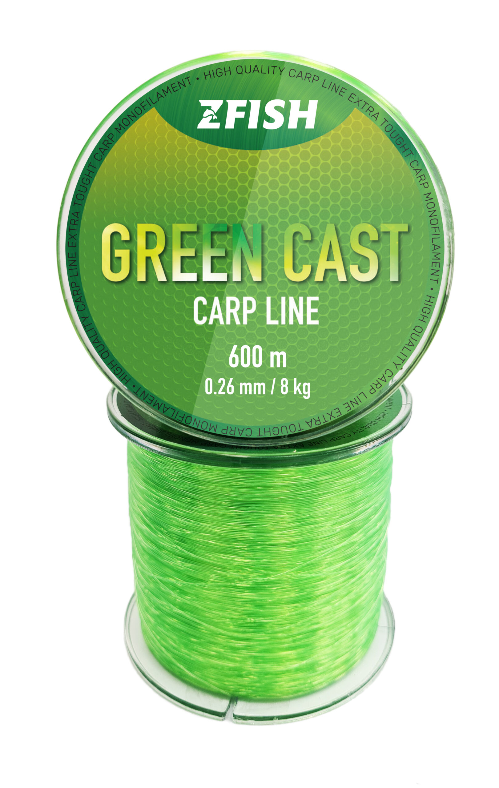 ZFISH Vlasec Green Cast Carp Line 600m 1 ZFISH Vlasec Green Cast Carp Line 600m