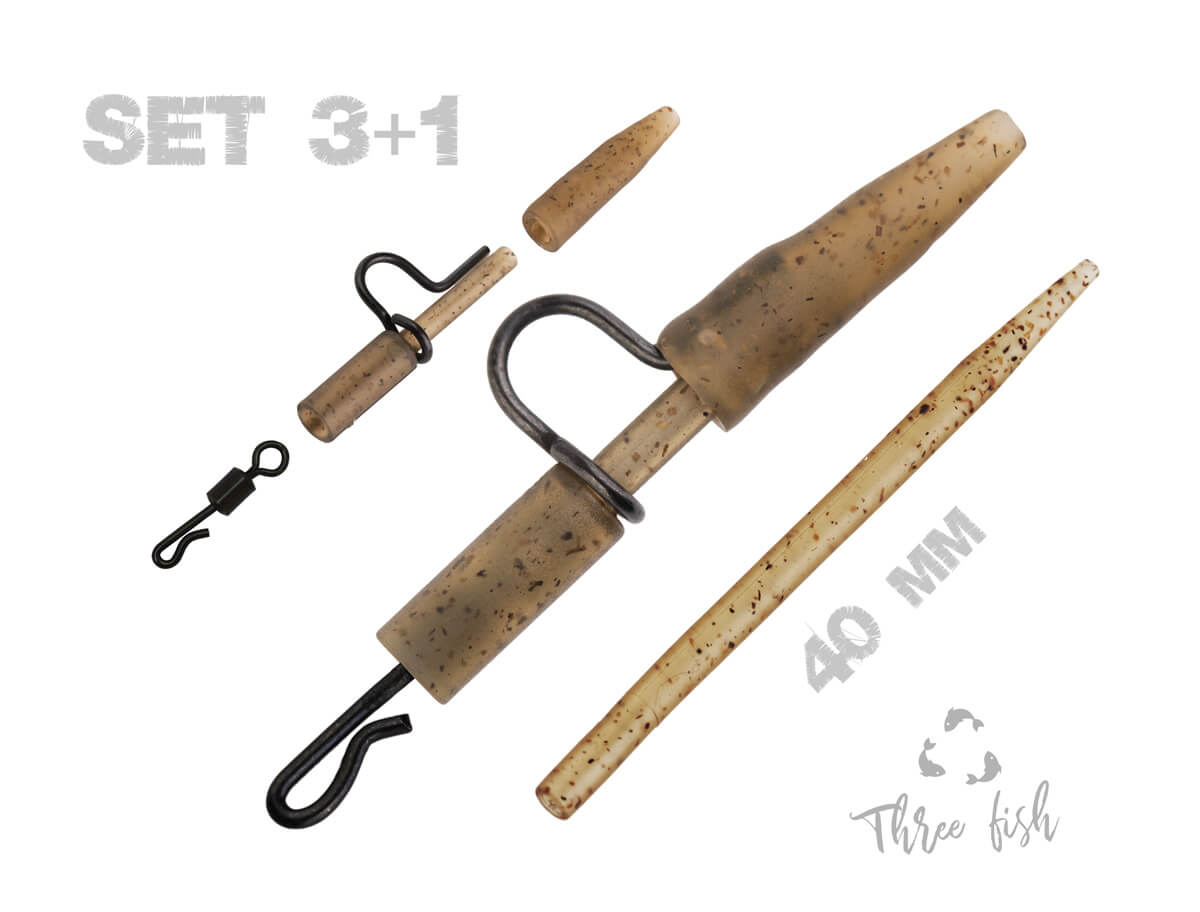 ZFISH Závěska Heavy Duty Clip Complete Set 40 mm 1 ZFISH Závěska Heavy Duty Clip Complete Set 40 mm